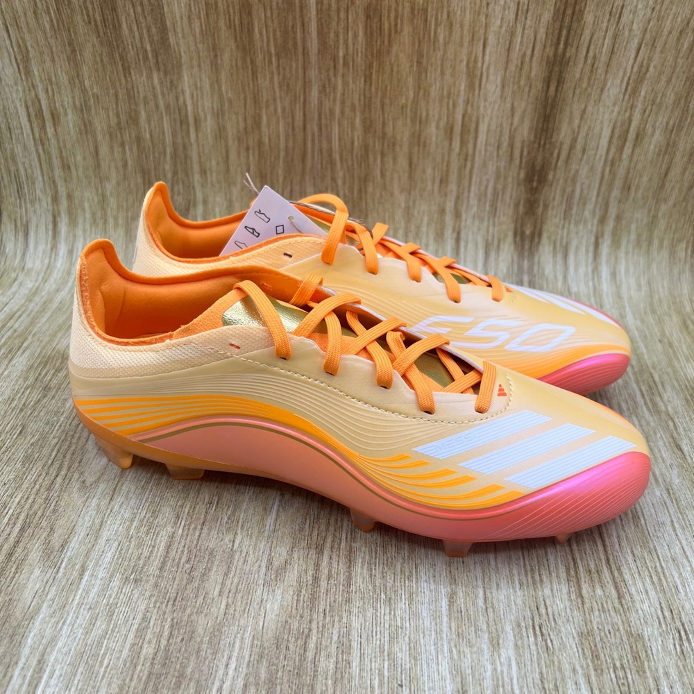 Adidas F50 Messi Pro FG Men's Size 7.5 Ice Tangerine Pack Soccer Cleats JQ0933
